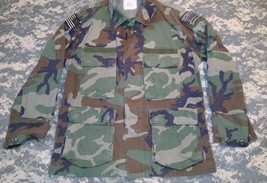SPECIAL FORCES BDU MEDIUM SHORT COLD WEATHER JACKET W/ PATCHES RANGER AI... - $36.44