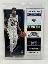 2018 Panini Contenders Anthony Davis Season Tickets 2 Short Print /10 - £34.54 GBP