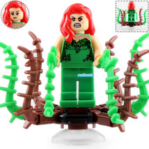 Poison Ivy (Pamela Isley) DC Comics Superhero Lego Compatible Minifigure Bricks - £2.35 GBP