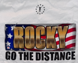 Vintage Konami New Wave in Gaming ROCKY Go the Distance Flag T Shirt XL - $67.67 CAD
