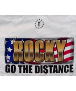 Vintage Konami New Wave in Gaming ROCKY Go the Distance Flag T Shirt XL - $67.55 CAD