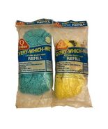 Lot of 2 O Cedar Every-Which-Way Nylon Dust Mop Refills, Vintage Blue &amp; ... - $40.00
