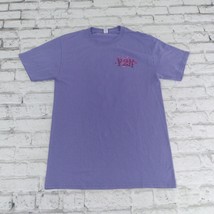 Jerzees T Shirt Womens Small Purple Short Sleeve Crew Neck Y2K Ipod - £10.27 GBP