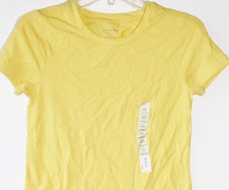 Sonoma Ladies Yellow Acacia Crew Neck Short Sleeve Tee T Shirt - $11.99