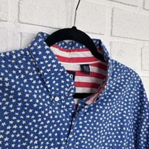 Vintage Gap Button Up July 4th Stars And Stripes Mens XL Independence Day USA - £26.96 GBP