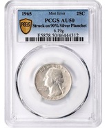 1965 PCGS AU50 Silver Transitional - 8 Known Breen-4416 Washington Quart... - £16,094.28 GBP