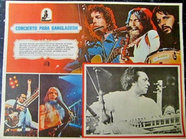 Bob Dylan,G. Harrison (The Last Waltz &amp; Concert For Bangladesh) Lobby Card Lot - £310.67 GBP