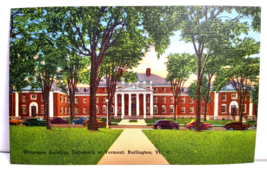 Waterman Building University Of Vermont Burlington Linen Postcard UNUSED... - $9.03