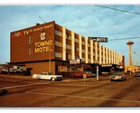 Towne Motel Street Vista Spazio Ago Seattle Washington Unp Cromo Cartoli... - $4.04