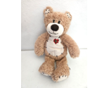 First &amp; Main Tender Teddy Bear Plush Stuffed Animal Cream Patchwork Hear... - $11.39