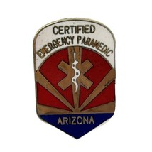 Arizona Certified Emergency Paramedic EMT First Responder Enamel Lapel H... - $9.95