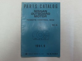 1991 Parts Catalog Nissan Outboard Motor Remote Control Box RC 4 M-258-A - £21.08 GBP