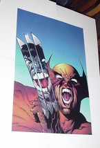 Wolverine vs Hulk Poster # 3 Joe Quesada w/ Todd McFarlane Marvel Deadpo... - £19.80 GBP