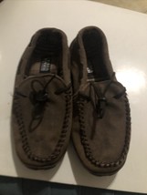 Cross &amp; Windsor Noah Leather Moccasins Men&#39;s 11  Leather slipper - £11.69 GBP
