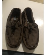Cross &amp; Windsor Noah Leather Moccasins Men&#39;s 11  Leather slipper - $14.84