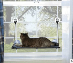 Luxury Cat Hammock Bed With Super Suction Cup - Removable And Washable - £45.05 GBP+