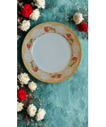 Vintage Ottoman Porcelain Plate – Turkish Floral Design, Gold Rim Decora... - €30,60 EUR