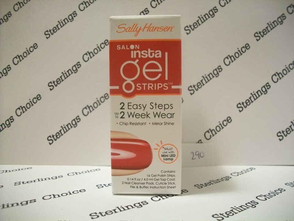 Sally Hansen Salon Insta Gel Strips #290 Red My Lips - $5.53