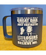 Funny Trump Greatest Dad Coffee Mug Father&#39;s Day Political Ultra Maga Mu... - $19.20 CAD