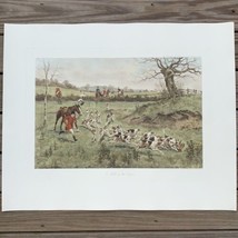 Vintage Art Print A Kill in the Open by George Derville Rowlandson 24&quot; x 16&quot; - £26.55 GBP