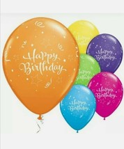 25Pc Happy Birthday Balloons For Party Jumbo Event Decoration Latex - £2.95 GBP