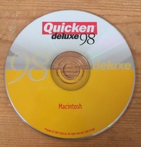 1997 Intuit Quicken Deluxe 98 Macintosh Mac Edition Software Installation CD-ROM - £7.97 GBP