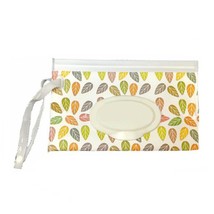 Snap Strap Portable Baby Wet Wipes BoxCases 23*13.5CM leaves - $7.20