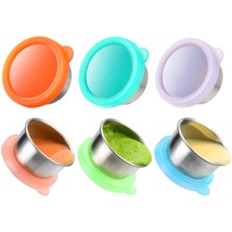 6X1.6 Oz Salad Dressing Container To Go, Fits In Bento Box For Lunch, 18... - £13.32 GBP