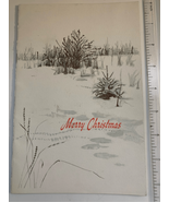 Vintage Christmas Sheet Music Event Program-Holiday Decor-Merry Christmas - £6.96 GBP