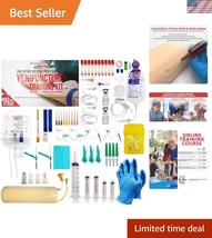 Realistic IV &amp; Phlebotomy Practice Arm with Comprehensive 102-Piece Trai... - $149.99