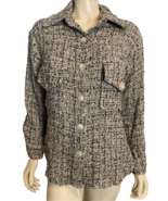 FifteenTwenty Navy, White, Silver Button  Shirt Jacket Size S - €32,52 EUR