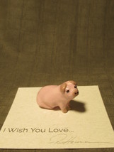 Ron Hevener Pig Baby Figurine Miniature - £19.98 GBP