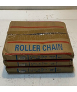 3 Quantity of Ansi Riv 40NP x 10Ft Roller Chains 240 Links (3 Quantity) - $1,494.45 MXN