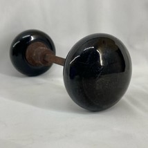 Antique Black Porcelain Door Knob With Spindle - $18.99