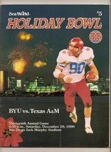 1990 Holiday Bowl Game program BYU Texas A&amp;M - £65.27 GBP