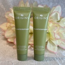 2X Origins Plantscription Active Wrinkle Correction Serum .5oz Ea = 1oz FreeShip - £15.67 GBP