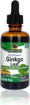 Nature&#39;s Answer Alcohol-Free Ginkgo Leaf 2000mg 2oz Extract | Stimulates Memory, - £33.01 GBP