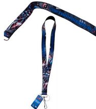 Buckle Down Marvel Avengers Captain America LANYARD (1in Wide 22in Long)... - $7.91
