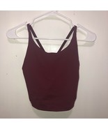 Gap Fit Power Strappy Crossback Sports Bra Small Red Delicious - €7,67 EUR