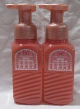 Bath &amp; Body Works Gentle &amp; Clean Foaming Hand Soap Set Lot 2 SNOWY PEACH... - £18.59 GBP