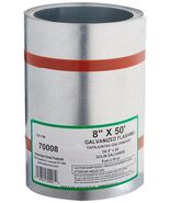 AMERIMAX HOME PRODUCTS 70008 8-Inch x 50-Feet Galvanized Flashing, Mill - $84.06 CAD