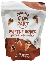 Just The Fun Part Chocolate Filled Cones 16 OZ - £18.20 GBP