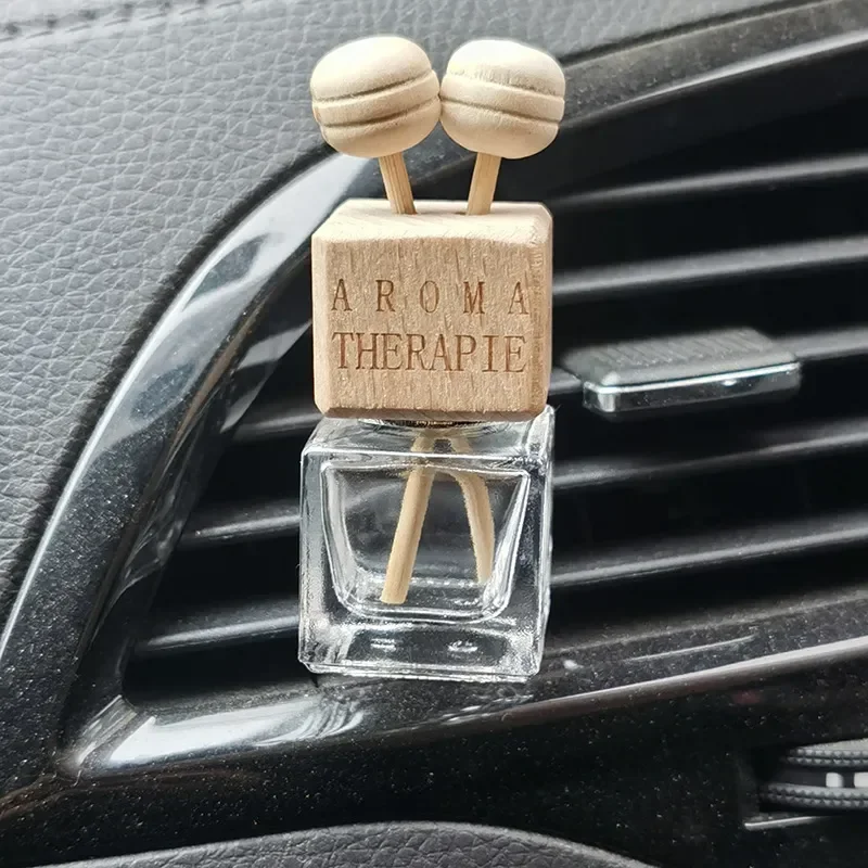 Car Perfume Bottle Bee jar shape for Essential Oils Air Freshener Auto Ornament - £7.37 GBP