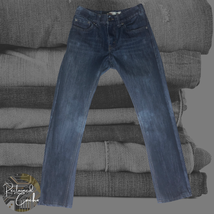 Levis 511 Boys Kids Dark Wash Slim Fit 5 Pockets Denim Jeans Size 12 Regular - £11.88 GBP