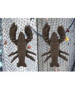 Cast Iron Nautical Cajun Crawfish Baby Lobster Decorative Accent Decor S... - $383.11 MXN