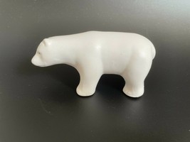 Vintage Pottery Whimsical Walking Polar Bear Figurine Funny Sculpture St... - $19.95
