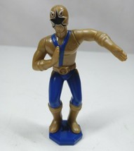 2011 Power RangersGold &amp; Blue Ranger 3.5&quot; Action Figure McDonald&#39;s Toy - £3.86 GBP