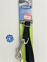 11480 NEW Petmate Seat Belt Clip Tether for Pets Small to Medium BLACK - $9.46