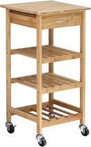 Bamboo Kitchen Trolley From Oceanstar Design Group. - £71.49 GBP