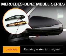 2Pcs Running Water Turn Signal lights for Mercedes C E S GLC W205 W213 X253 W222 - £63.61 GBP